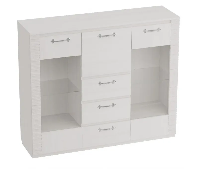 Комод с баром "Элана" гостиная Бодега белая