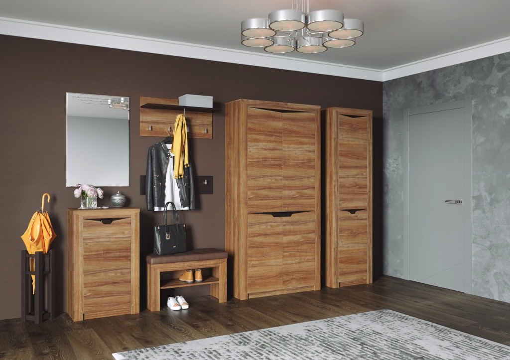 Прихожая "Соренто" композиция #2 Дуб Стирлинг Прихожая "Соренто" композиция #2 Дуб Стирлинг